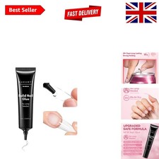 Non-Toxic Nail Glue 10ml - Extra Strong Hold & Mess-Free Precision Application