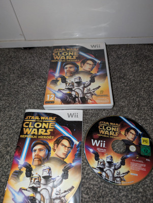 Star Wars: The Clone Wars: Republic Heroes (Wii) PEGI 12 GRATIS P&P