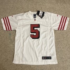Nike Trey Lance 5 49ers Youth Jersey White NWT L Large - NFL