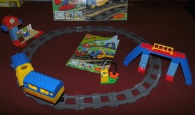 LEGO Ville Duplo Train Starter Set 5608 Original Packaging BA Diesel Locomotive w/ Motor Sound TOP