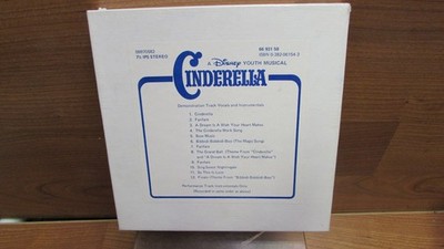 Cinderella A Disney Youth Musical Demo Track Reel to Reel Tape Rare