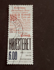 2011 MANUSCRIPT 6KR VF USED DK DENMARK DANMARK DÀNEMARK (DKSTOCK)