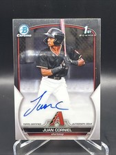 2023 Bowman Chrome - Prospect Autographs Juan Corniel #CPA-JCL (AU, RC)