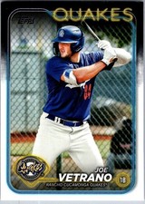 Joe Vetrano 2024 Topps Pro Debut #PD-110 Rancho Cucamonga Quakes