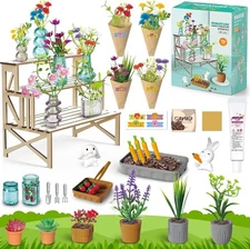 Make It Miniature Botanicals Collectibles Playset Paper Flower Bouquet DIY Craft