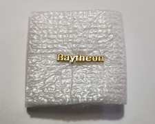 Vintage 1990's Raytheon Employee Lapel Pin Tie Tack Gold Tone