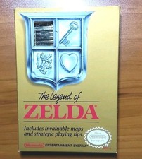 The Legend of Zelda Nintendo NES Gold Complete CIB Box Manual Black Star 