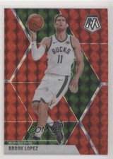 2019-20 Panini Mosaic Red Prizm Brook Lopez #105 s3g