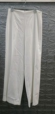 New Mango High Waist Wide Leg Palazzo Pant White Size 10