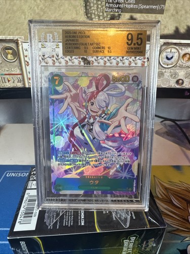 2025 One Piece Heroines Edition Uta Alt Art Sec EB03-061 Japanese BGS 9.5