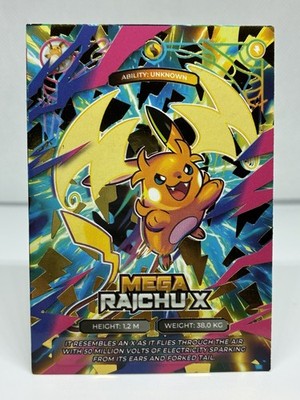 RAICHU MEGA X - GOLD HOLO - MEGA EVOLUTION PRISMA 2026 - POKEMON