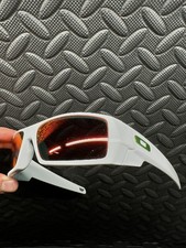 Oakley Gascan Ferxxo Feid Sunglasses Costum Polished White Frame Red Lenses