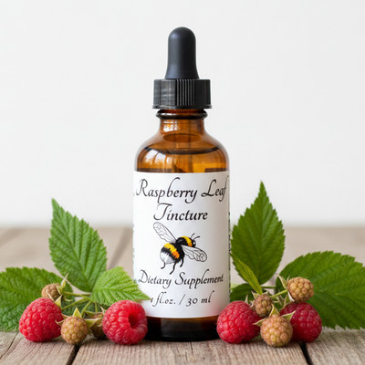 Raspberry Leaf Tincture - Organic Rubus Idaeus Extract