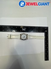 JOAN RIVERS CLASSICS COSTUME JEWELRY SILVER-TONE 8.25 INCH WATCH #GD907