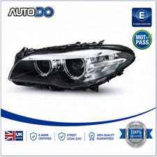 HEADLIGHT PASSENGER LEFT SIDE BMW 5 Series F10 F11 LCI 2013-2016 SALOON ESTATE