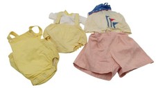 Lot of Vintage Short Overall Outfits Baby Carters 6 Months 1960s
