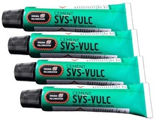 4 Tubes Of Rema Svs-vulc Tube Patch Vulcanizing Cement 5 Gram 7 Ml