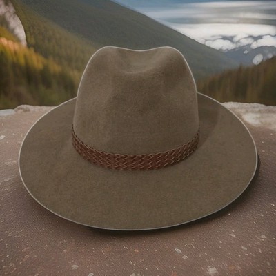 Akubra  Style: Luton Australian  Cowboyhut Outdoorhut M beige Fur Felt  Haarfilz