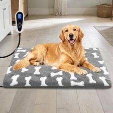 Bestio Large Dog Heating Pad,34x21 in Heated Dog Bed with Constant Heat  Auto M