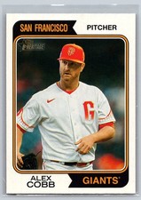 2023 Topps Heritage #664 Alex Cobb - San Francisco Giants