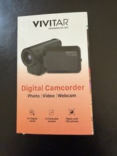 Vivitar Digital Camcorder 4x Zoom 2" Preview Screen DVR E503 - New Sealed