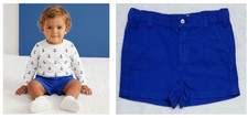 Bebé Niño POPPY ROSE Dinamarca Euro-Boutique Salón Infantil Lino Pantalones Cortos 3m 3-mos