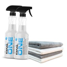 ONE Car Spray with Triphene Technology, Quick Spray  2 Bottles  4 Towels