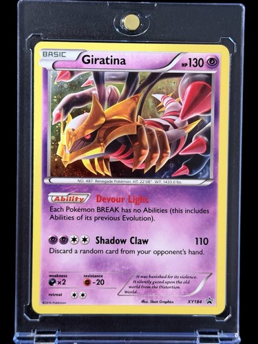 Giratina HOLO XY184 BLACK STAR PROMO POKEMON CARD