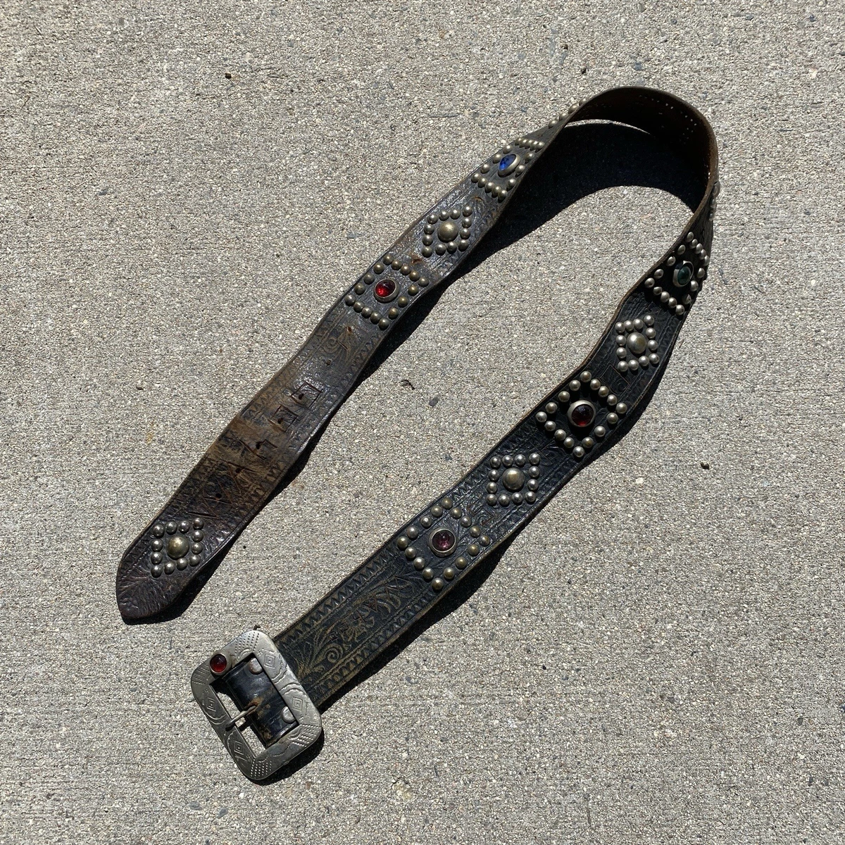 Rockabilly Leather Adult Unisex Vintage Belts for sale | eBay display picture 1