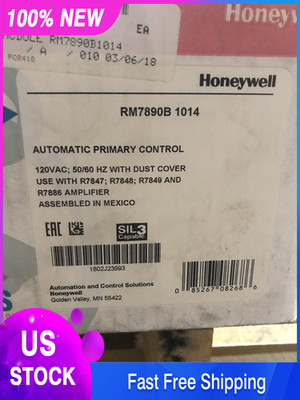 Honeywell RM7890 B 1014 Industrial Burner Control / New!!