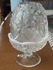 Vtg Fenton Lily of the Valley White Opalescent Fairy Lamp  * Please Read