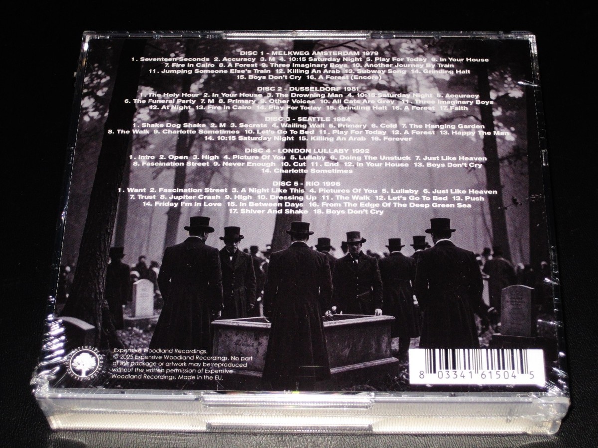 The Cure Collected Broadcasts Live 1979-1996 5 CD Box Set 2025 EU