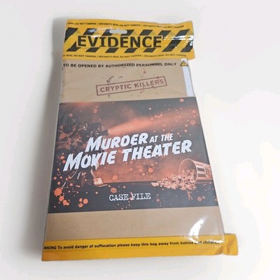 Cryptic Killers Ungelöstes Rätselspiel - Mord im Kino - Neu 