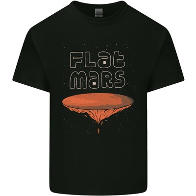 Flach Planet Mars Herren Leichte Baumwolle T-Shirt