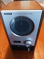 Sony ST-80W Solid State Stereo Tuner AM/FM Vintage  Nice  Works great 