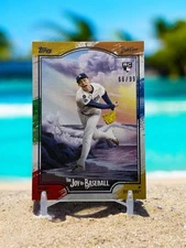 2025 Topps X Bob Ross Joy of Baseball - Roki Sasaki (RC) #100 Paint Splatter /99