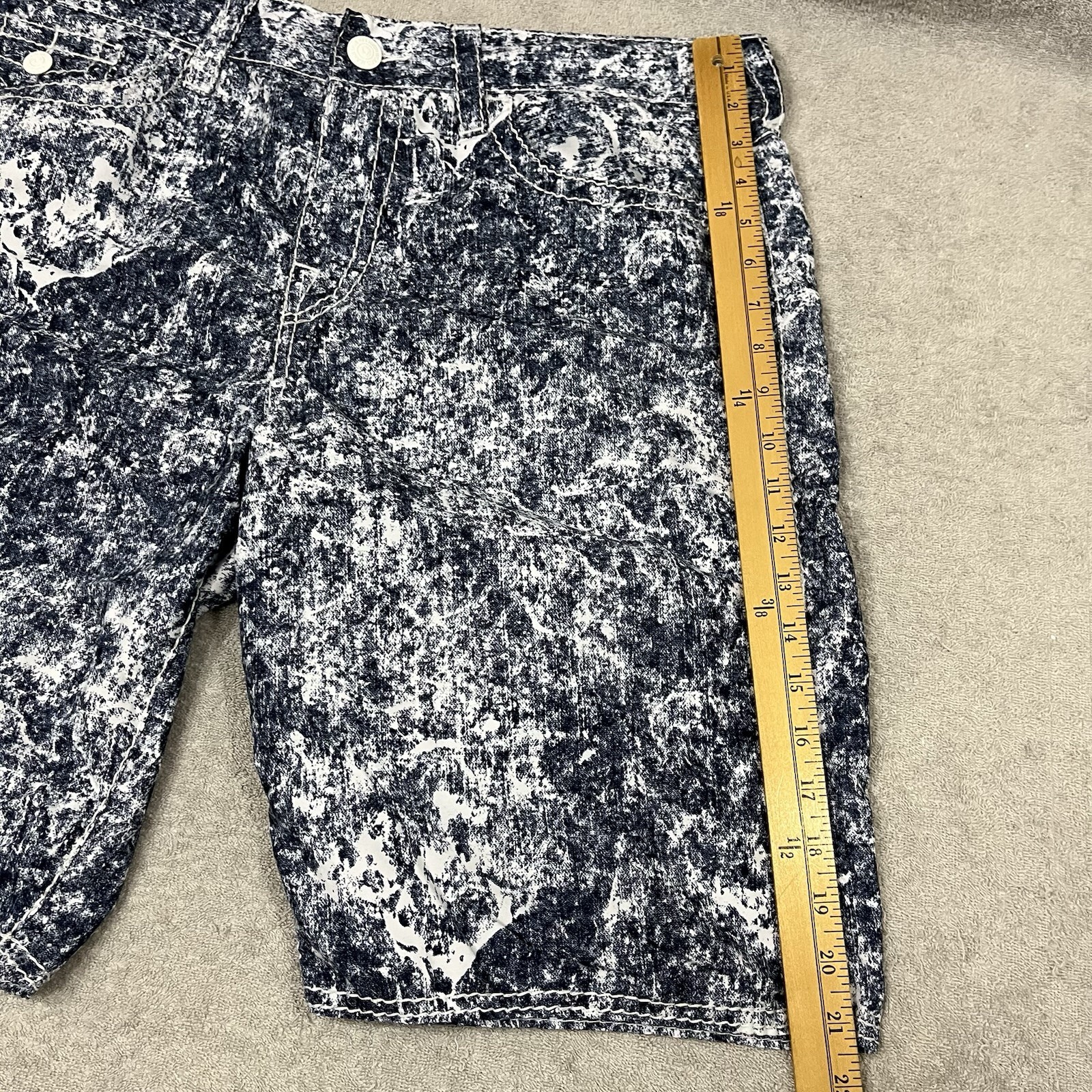 True Religion Mens Board Shorts Swim Trunks Thick Stitching Surf Swimwear 36 thumbnail 5