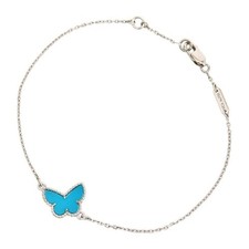 Van Cleef & Arpels Sweet Alhambra Papillon Bracelet #17.5 Au750(K18WG)