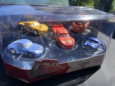 Disney Pixar Cars 5-Piece Collectible Figurine Set Unopened Box Signature