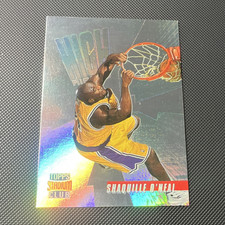 1996-97 Topps Stadium Club High Risers #HR11 Shaquille O'Neal EMBOSSED HOLOGRAM