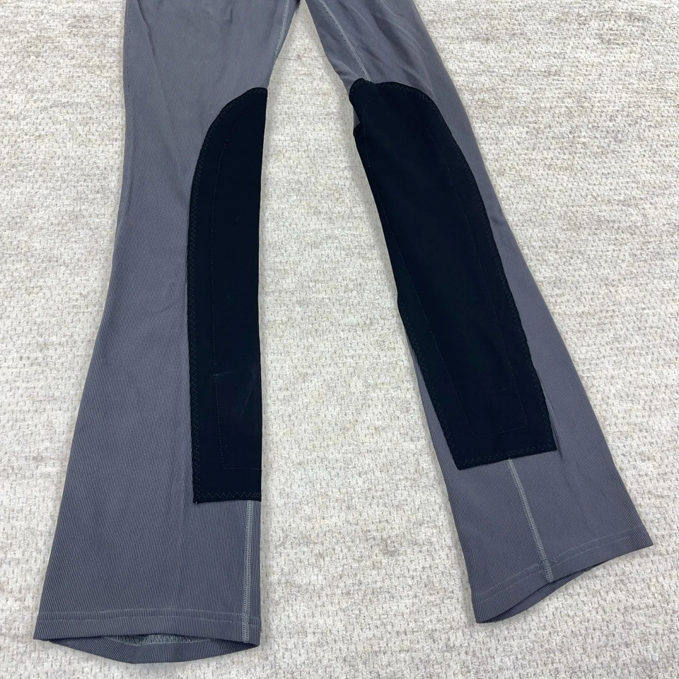 Женские штаны для верховой езды Kerrits маленькие серые нашивка на колено плотные бриджи лошадь - Изображение 4 из 4