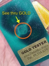 Gold Bullion Coin Tester Scanner-Fits in your wallet-Need this if you buy GOLD