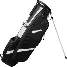 QS Golf Stand Bag - Black/White