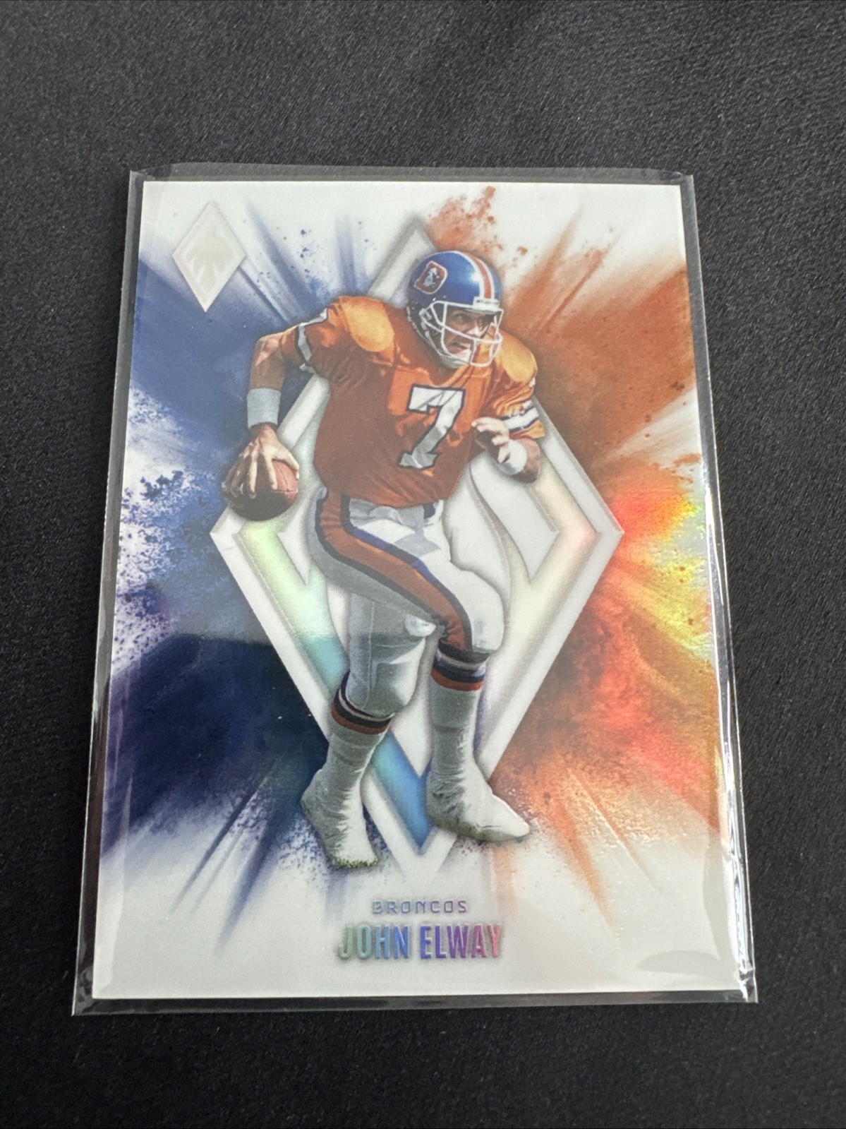 JOHN ELWAY Color Blast! 2025 Panini Phoenix #25 SSP! Very Good Condition