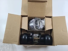 Probrico Black Front Entry Door Handle Lock Set Knobs Single Deadbolt