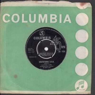Clinton Ford Southtown U.S.A. 7'' Vinyl UK Columbia 1964 4 Prong Label Design B/W