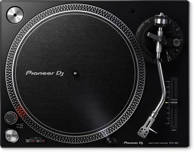PLX-500-K: BLACK Turntable with Direct-drive Motor, Preamplifier, Headshell with