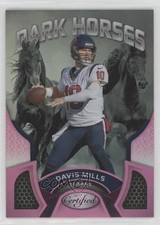 2022 Certified Dark Horses Mirror Pink 123/199 Davis Mills #DH-15 1u6