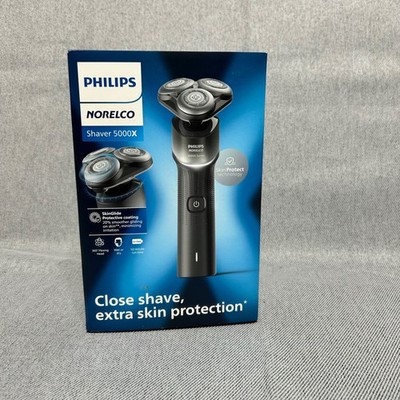 Philips Norelco Shaver 5000X Mens Black X5004/84 Wet Dry Electric Razor