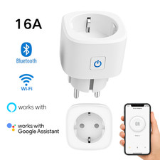16A WLAN Smart Steckdose Stromzähler Zeitsch...